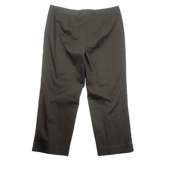 Classiquis Entier Atelier 14 Chocolate Brown Dress Pants Pockets Cotton Blend - Picture 6 of 6
